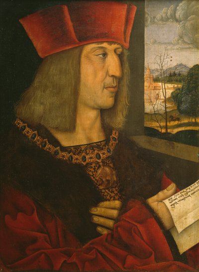 Emperor Maximilian I (copy of a lost original) by Bernhard Strigel